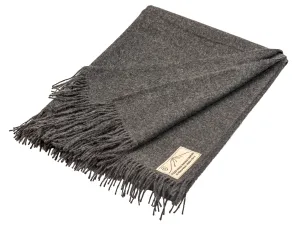 100% Alpaca Wool Throw (Grey)