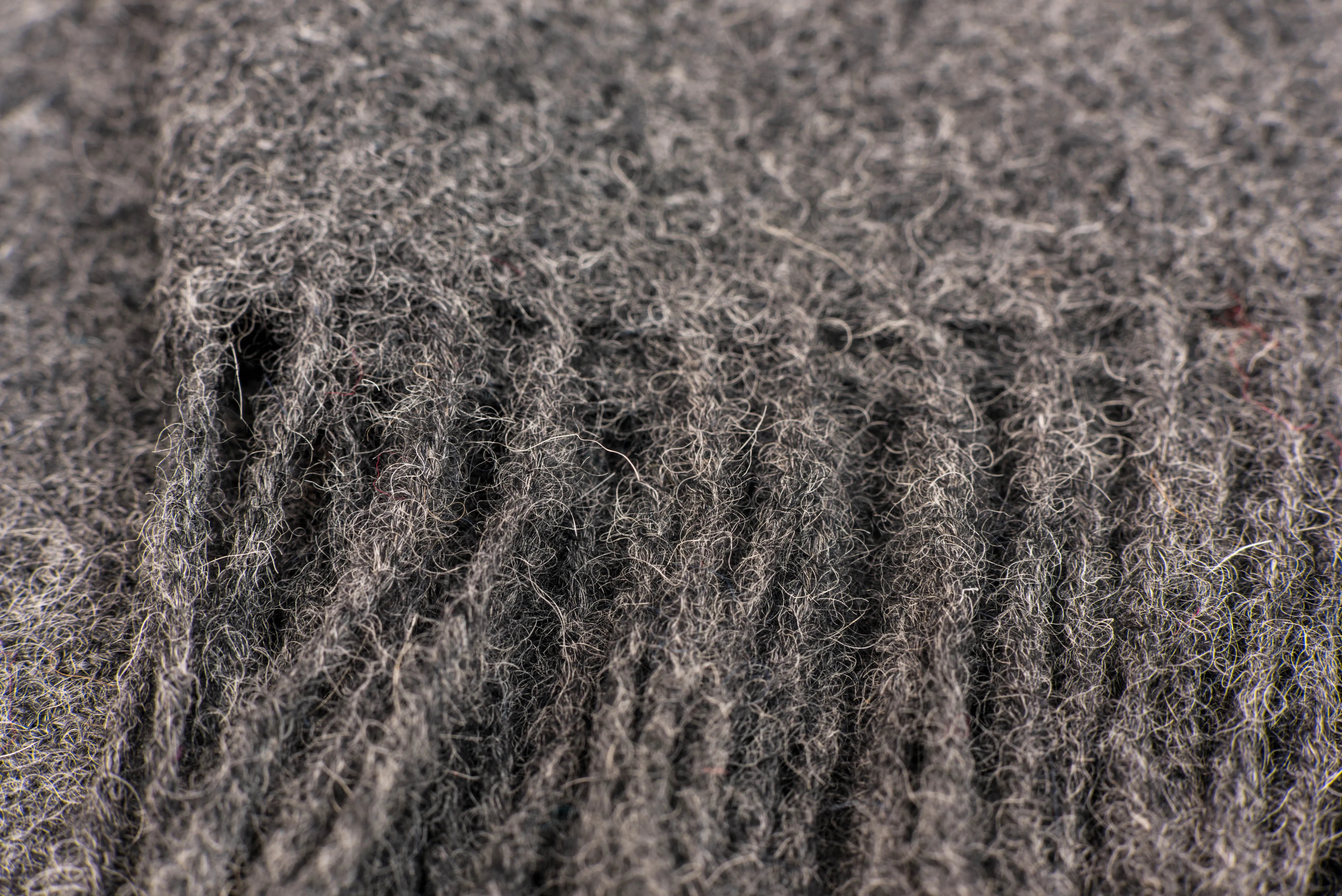 100% Alpaca Wool Throw (Grey)