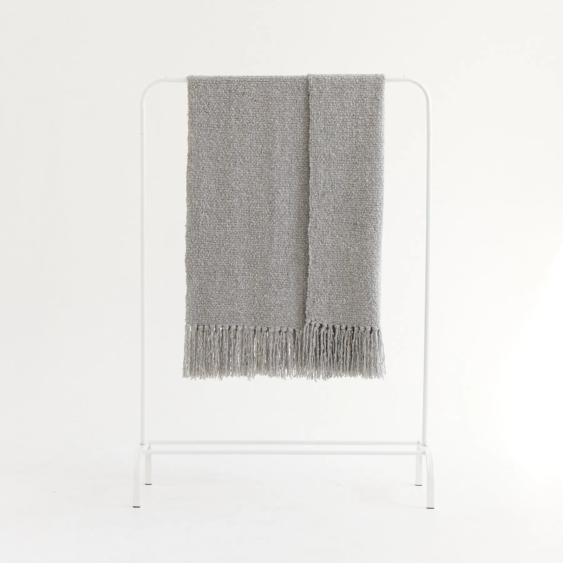 100% Merino Boucle Wool Luxury Blanket