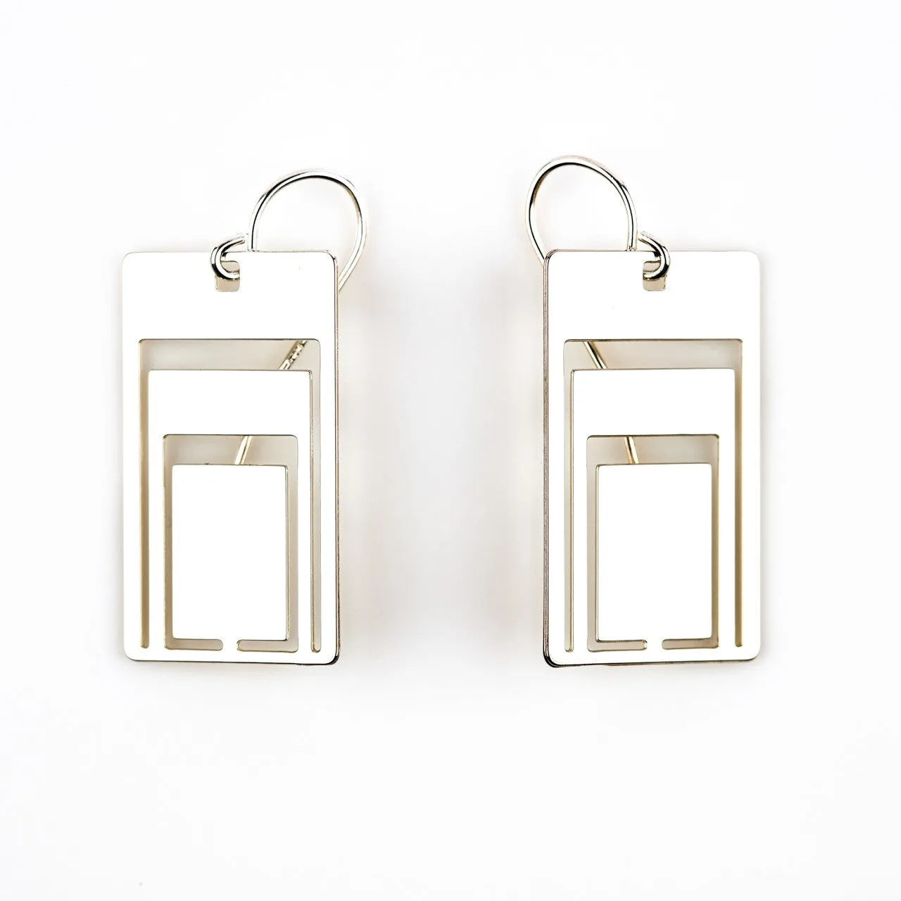 #12 earrings steel