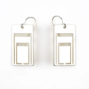 #12 earrings steel