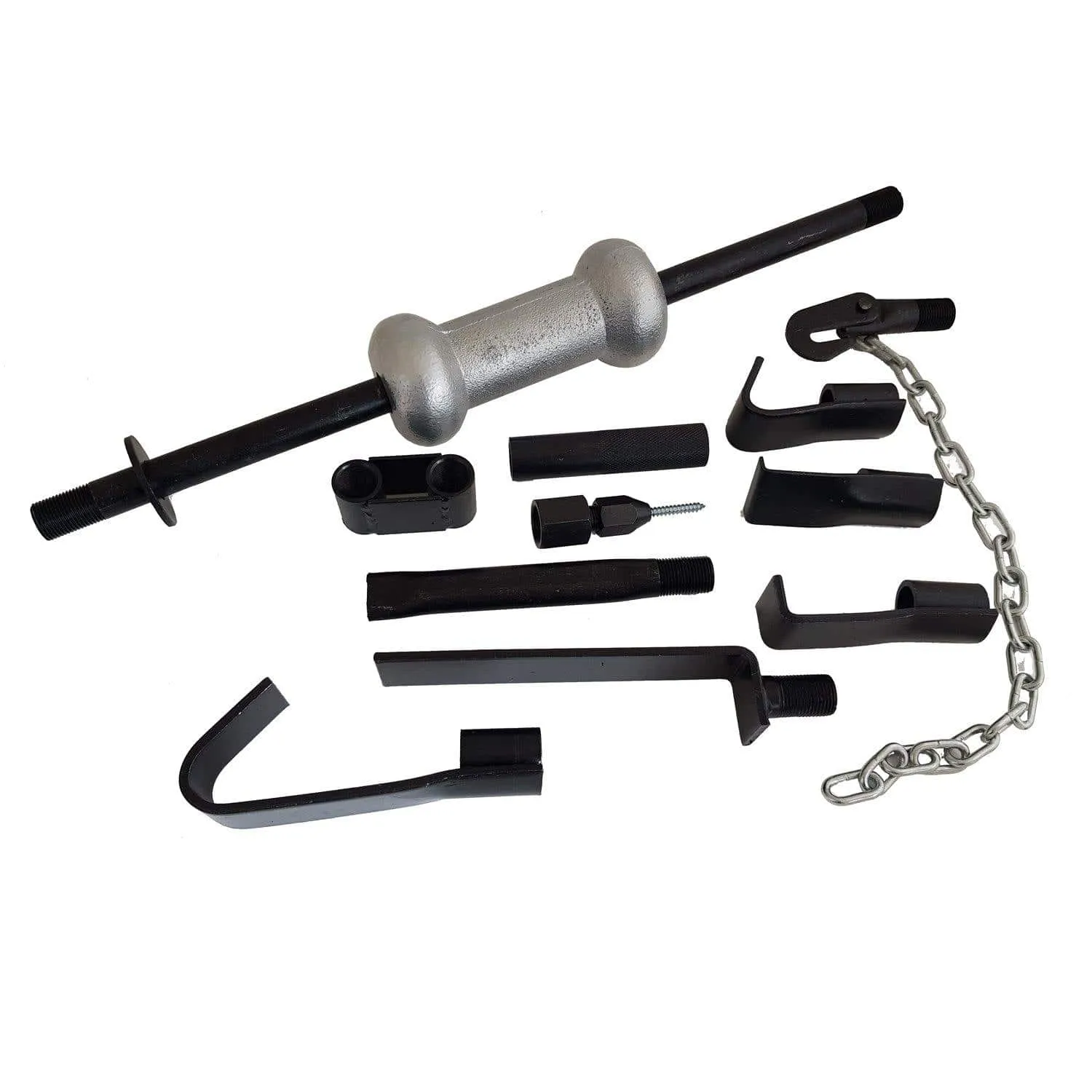 13 Piece 10Lb Dent Puller Kit In Blow Moulded Carry Case Repair Tool Set