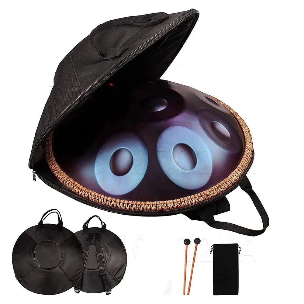 18 Inch, 9 tone, G minor Handpan Drum   FREE Carrying Bag