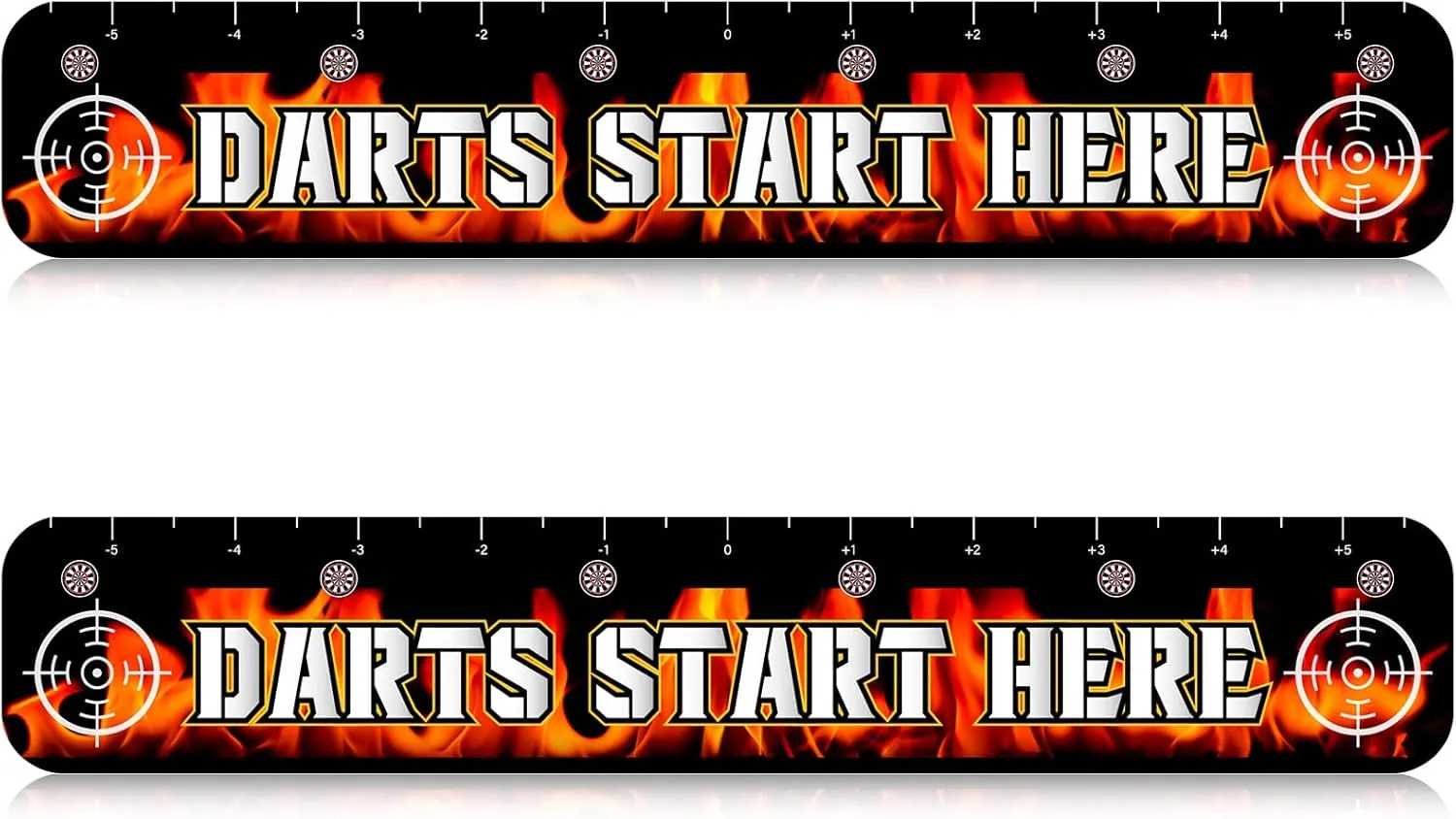 2 Pcs Dart Floor Marker Dart Throw Line Accessories for Players Party Game, 23.23 X 4.15 Inches