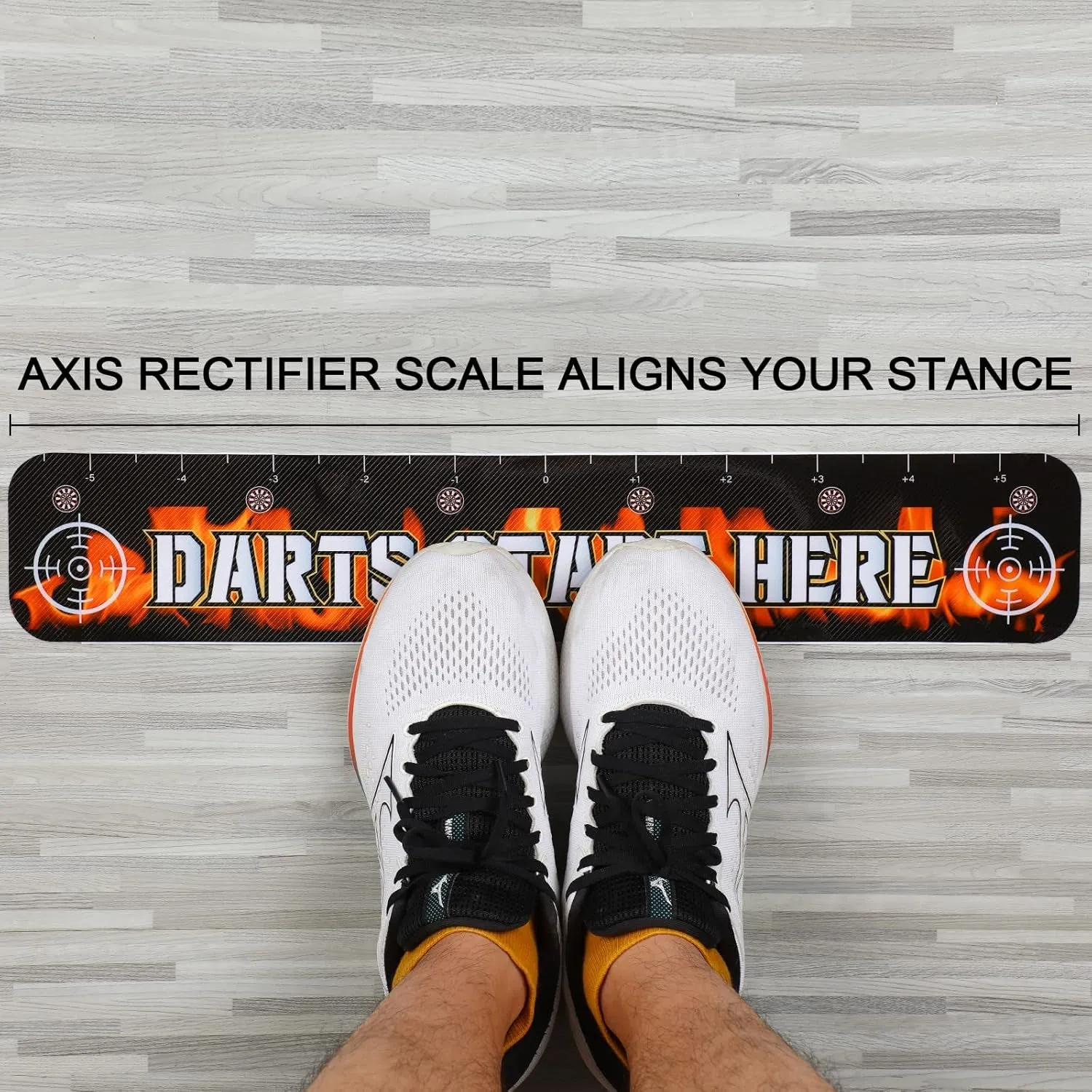 2 Pcs Dart Floor Marker Dart Throw Line Accessories for Players Party Game, 23.23 X 4.15 Inches