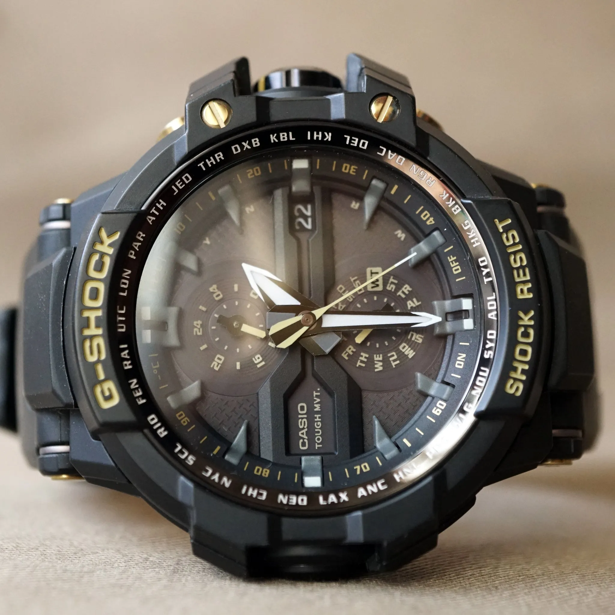 2012 CASIO G-SHOCK SKY COCKPIT GRAVITY DEFIER 30TH ANNIVERSARY NOS