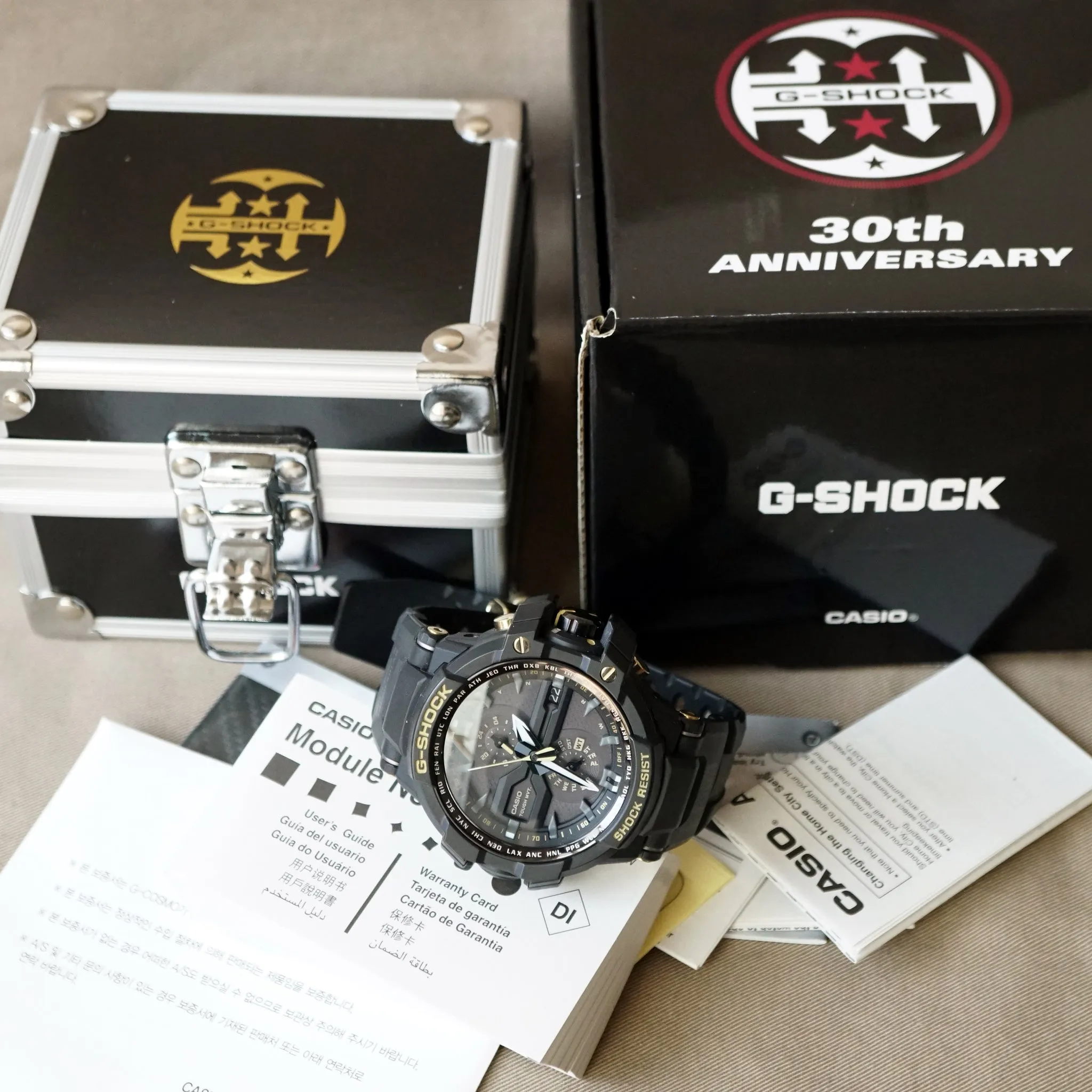 2012 CASIO G-SHOCK SKY COCKPIT GRAVITY DEFIER 30TH ANNIVERSARY NOS
