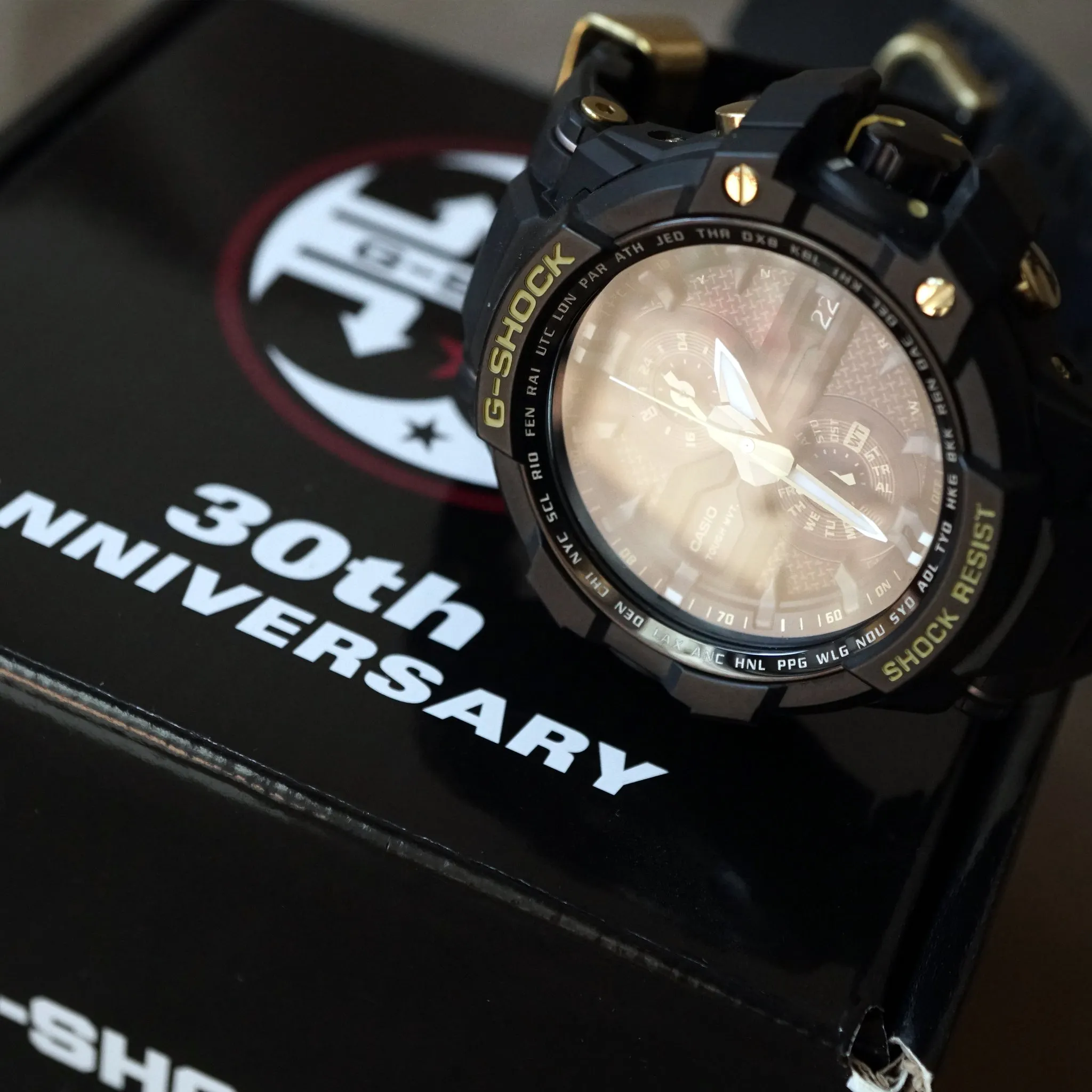 2012 CASIO G-SHOCK SKY COCKPIT GRAVITY DEFIER 30TH ANNIVERSARY NOS