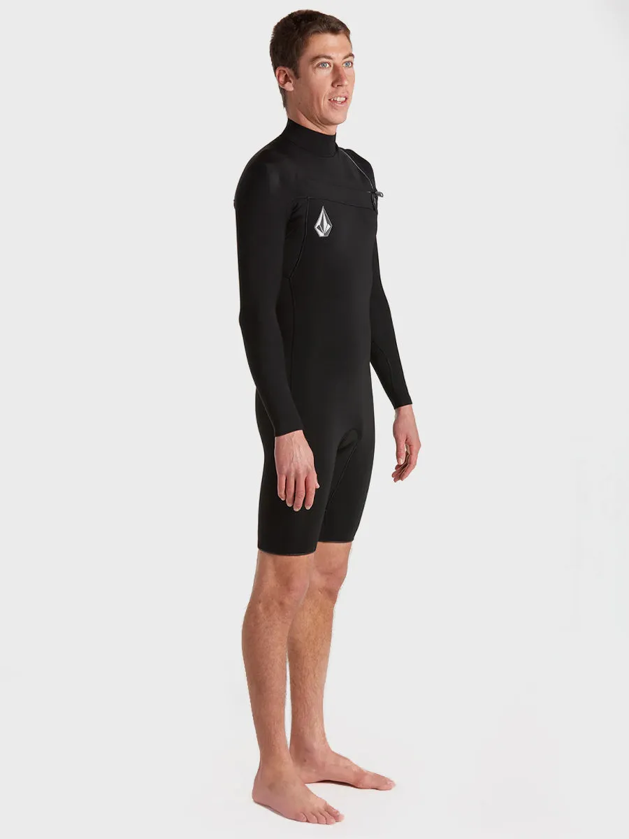 2/2 Chest Zip Long Sleeve Springsuit