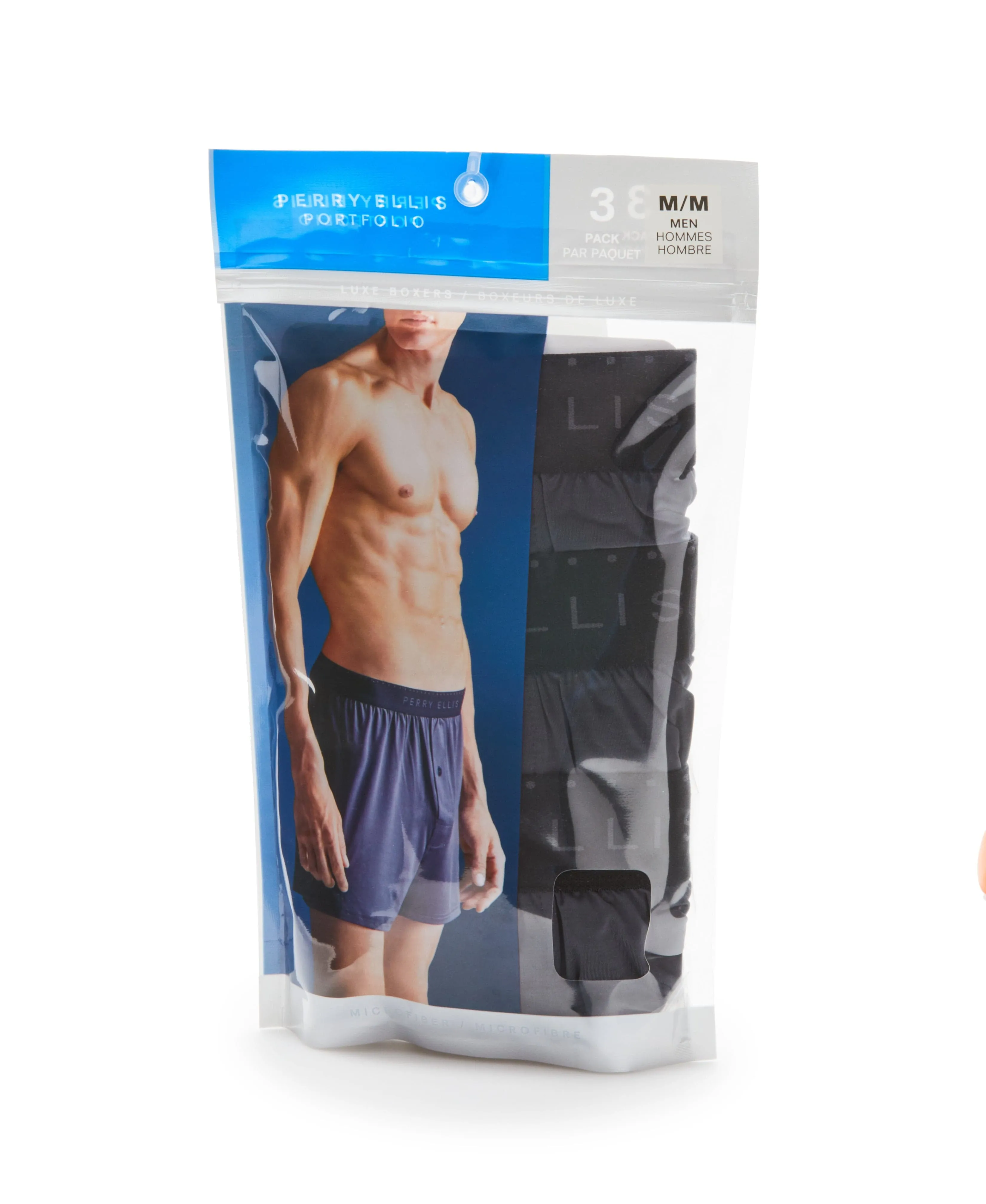 3-Pack Charcoal Solid Luxe Boxer Short