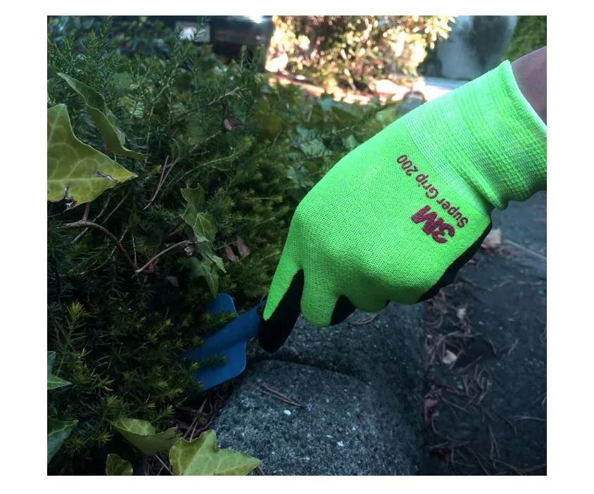 3M Nitrile Work Gloves Foam Coated, 10 Pairs Touch Screen, Machine Washable, Lightweight