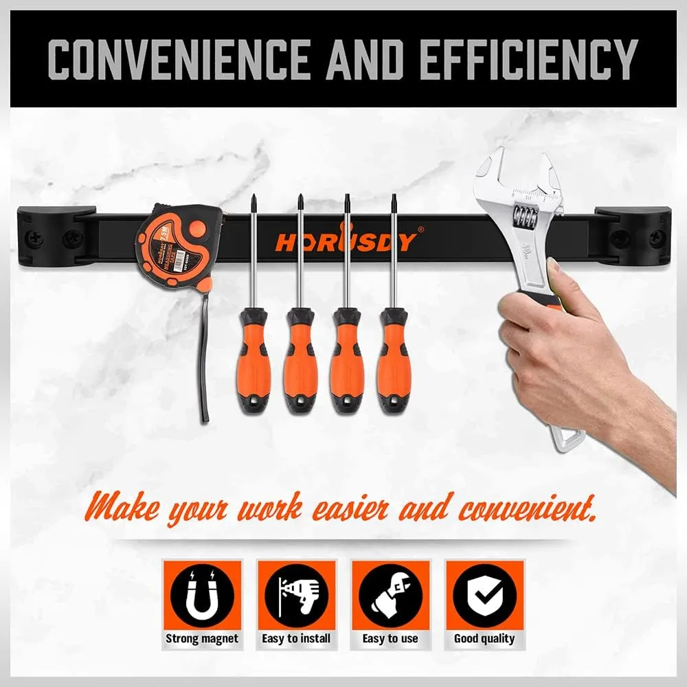 4 Pack Magnetic Tool Holder Strip