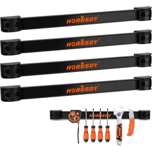 4 Pack Magnetic Tool Holder Strip