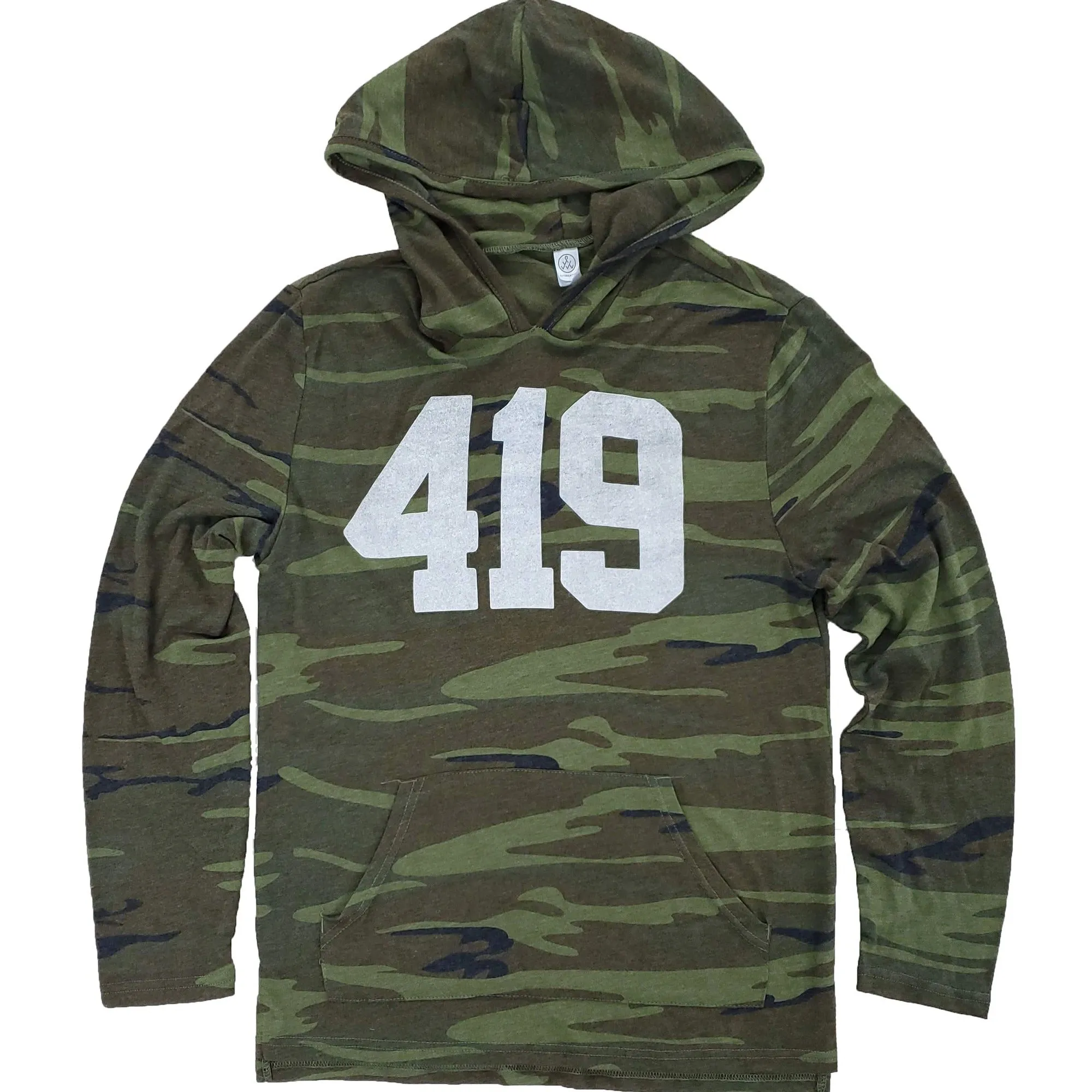 419 Long Sleeve Hooded Camo Shirt (Discontinued)