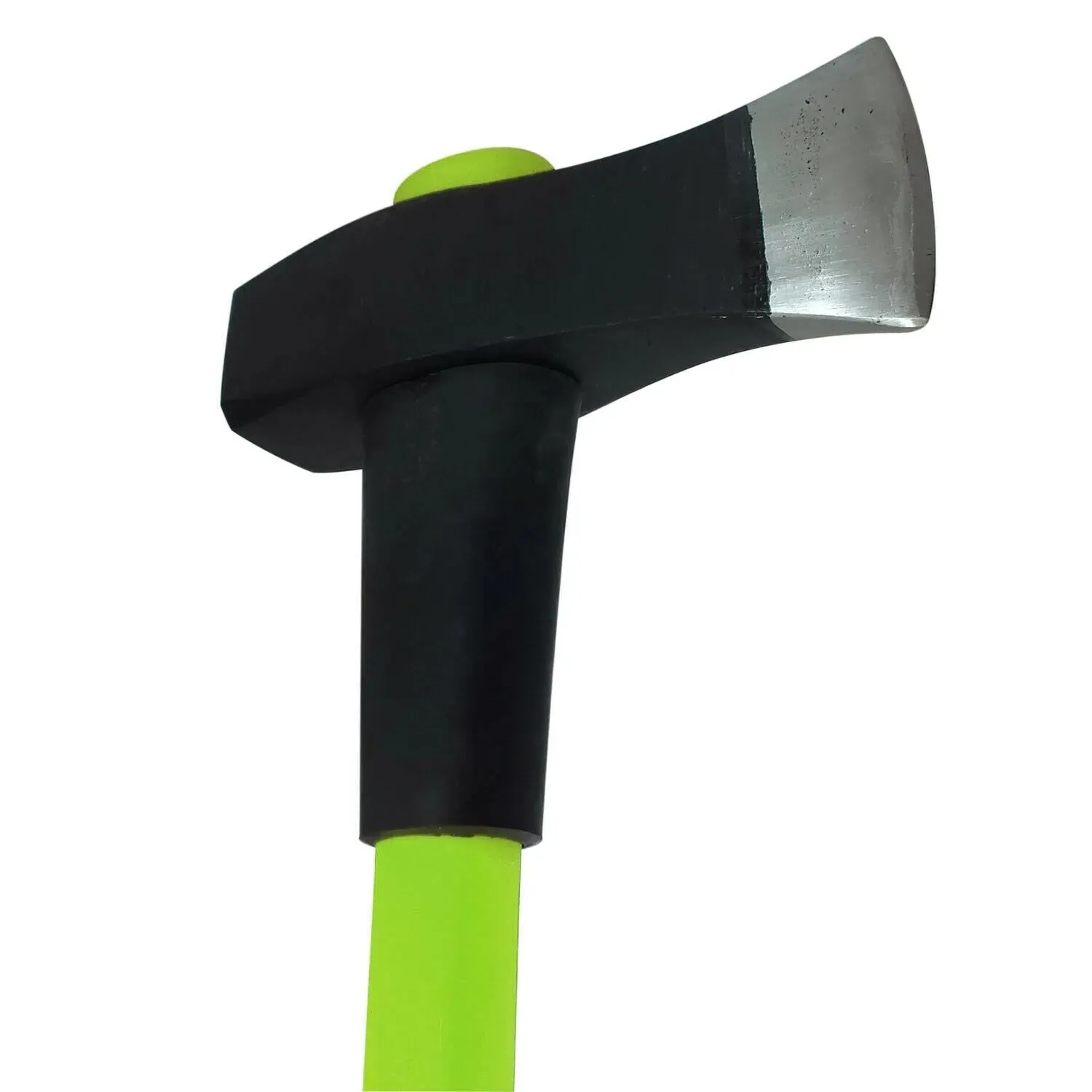 6Lb Log Splitting Chopper Wood Maul Axe Fibreglass Shaft & Rubber Handle