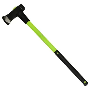 6Lb Log Splitting Chopper Wood Maul Axe Fibreglass Shaft & Rubber Handle