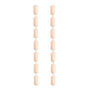 7 Tiered Marquis Earrings | Rose Gold