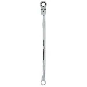 9mm XL Double Box Flex Head Ratcheting Wrench - 12 pt.