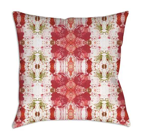 Abstract Throw Pillow 'Feel Good'