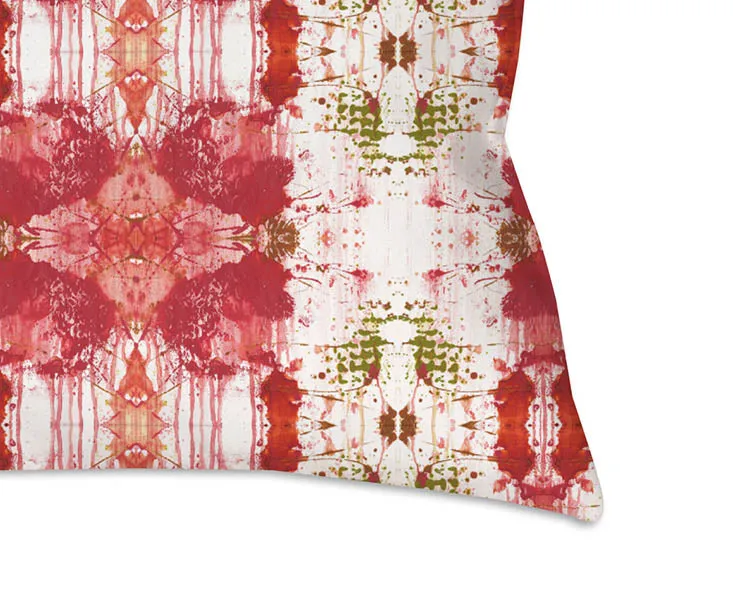 Abstract Throw Pillow 'Feel Good'