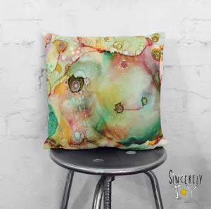 Abstract Throw Pillow 'Moose'