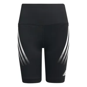 Adidas Girls Believe This 3-Stripes High-Rise Stretch Short Training Tights