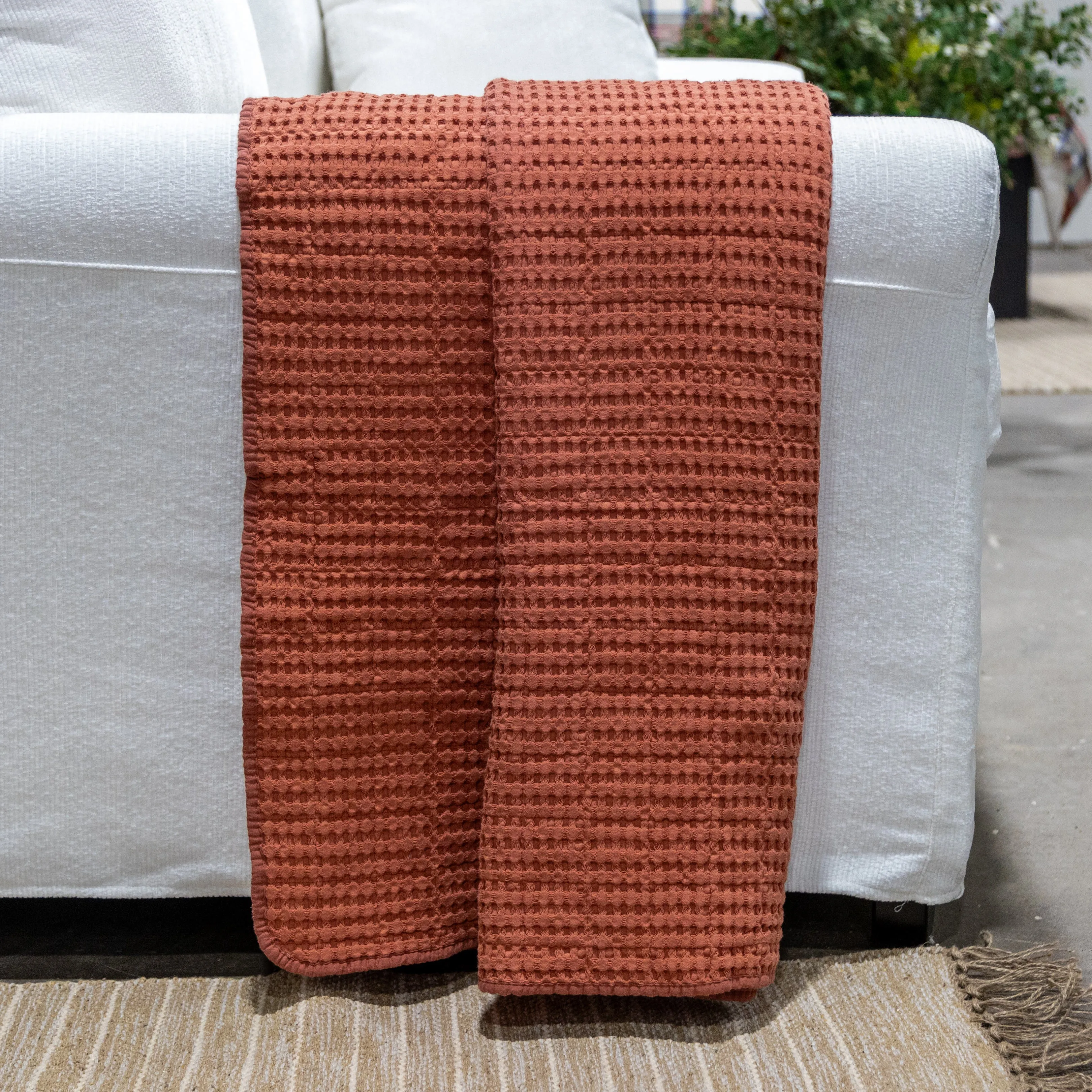 Adobe Waffle Throw