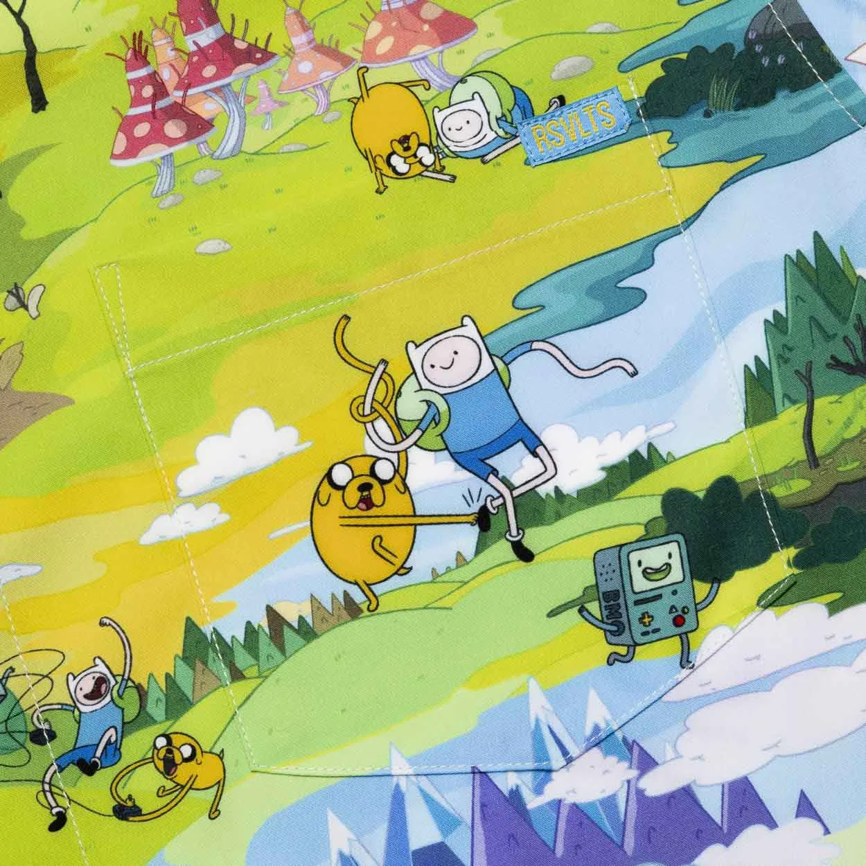 Adventure Time "Come Along with Me" – KUNUFLEX Short Sleeve Shirt