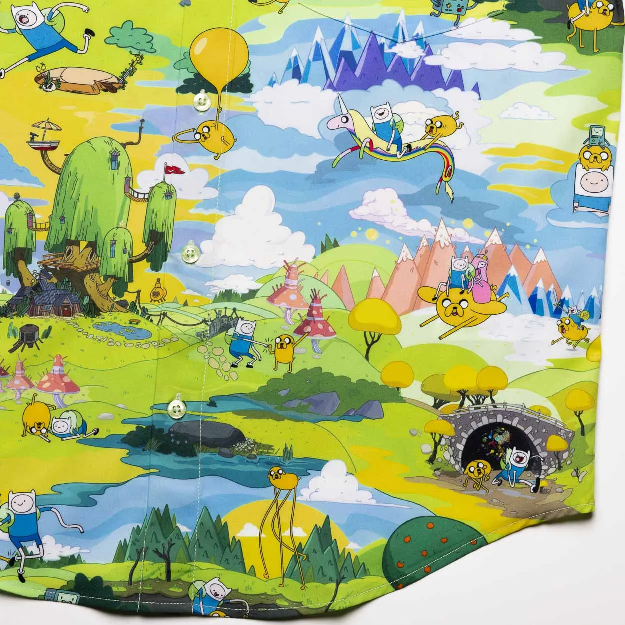 Adventure Time "Come Along with Me" – KUNUFLEX Short Sleeve Shirt