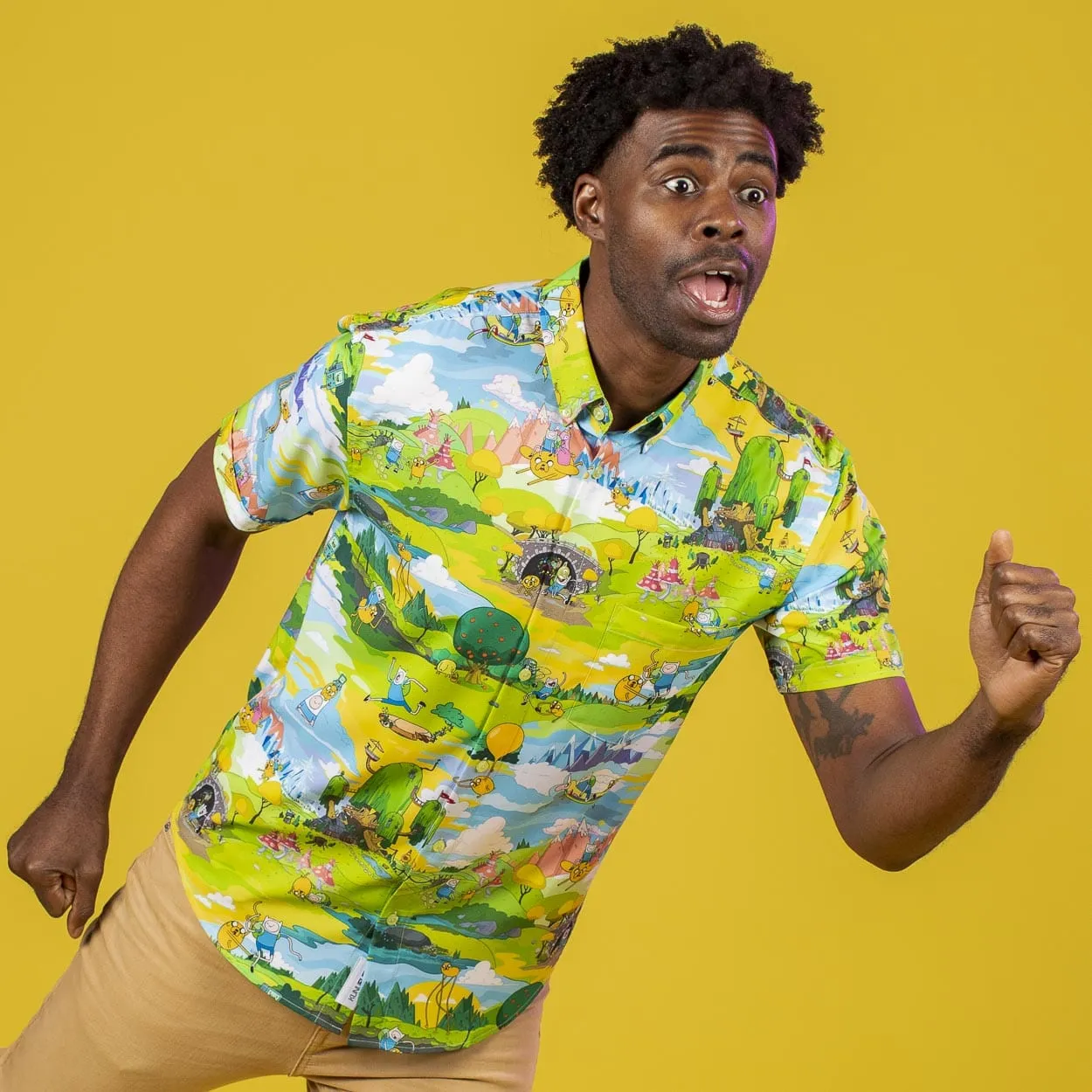 Adventure Time "Come Along with Me" – KUNUFLEX Short Sleeve Shirt