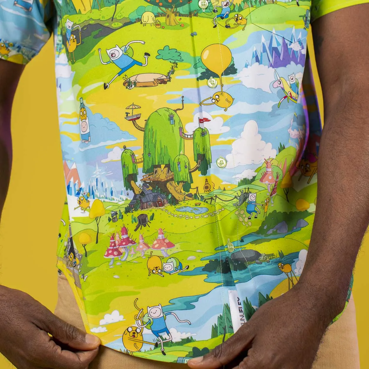 Adventure Time "Come Along with Me" – KUNUFLEX Short Sleeve Shirt