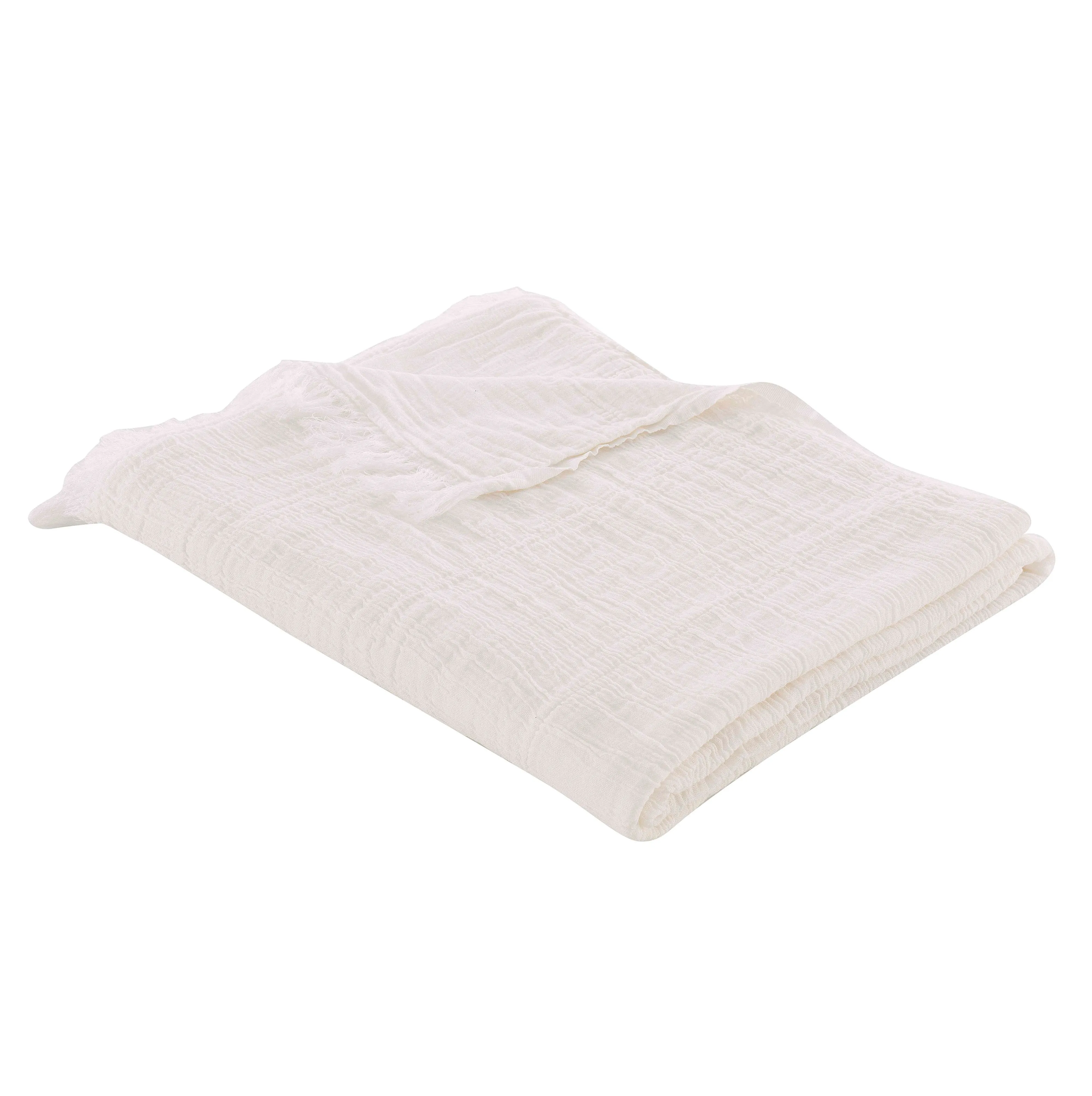 Airy Gauze Throw Blanket