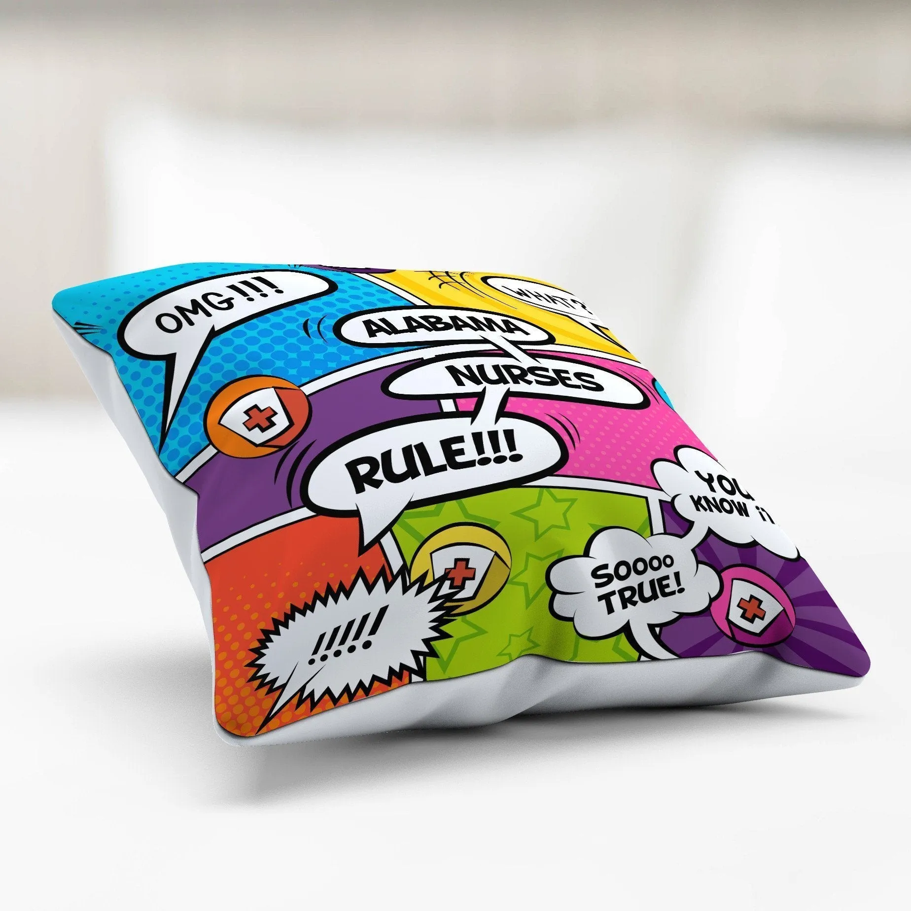 AL Comic Nurse Pillowcase