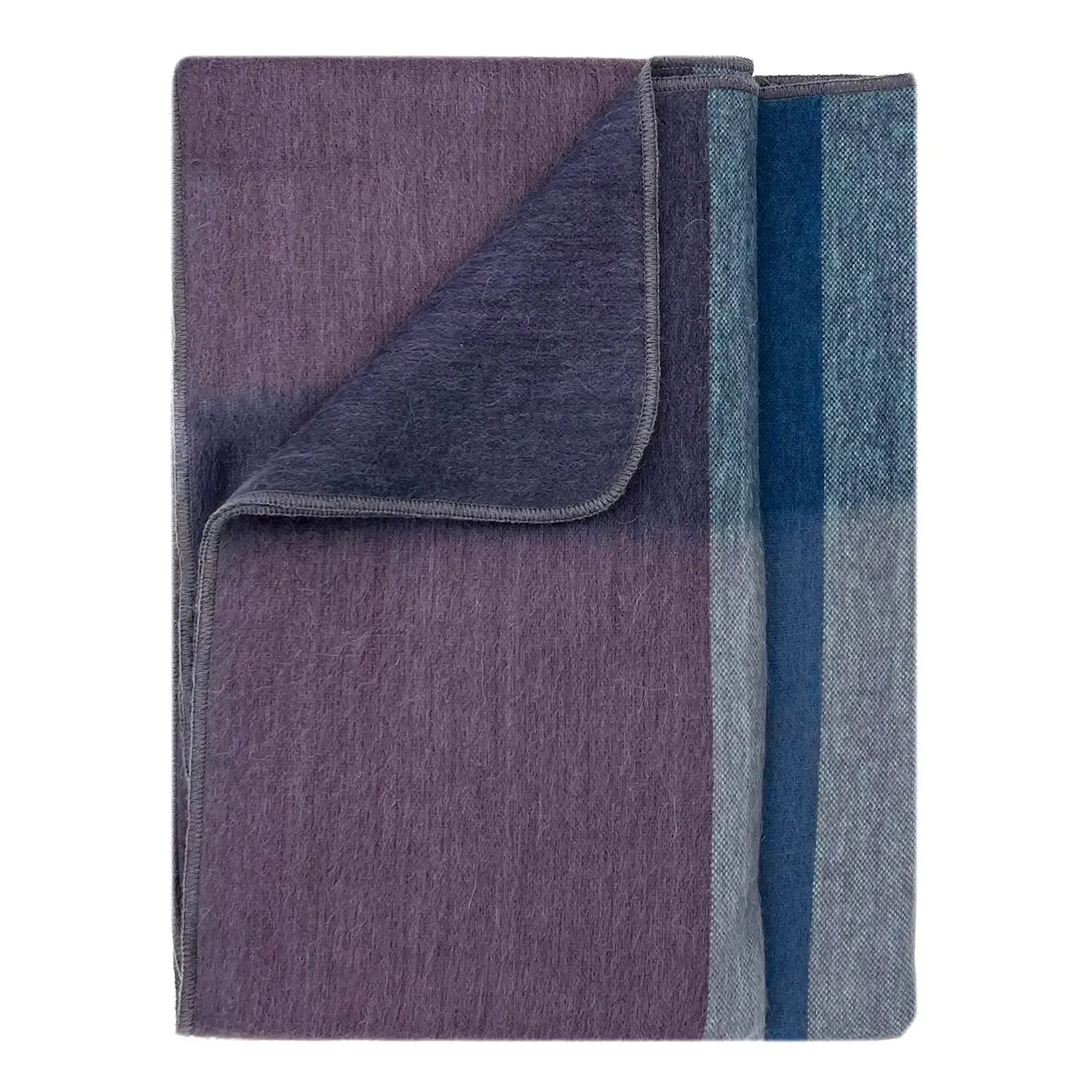 Alpaca Throw in Plum