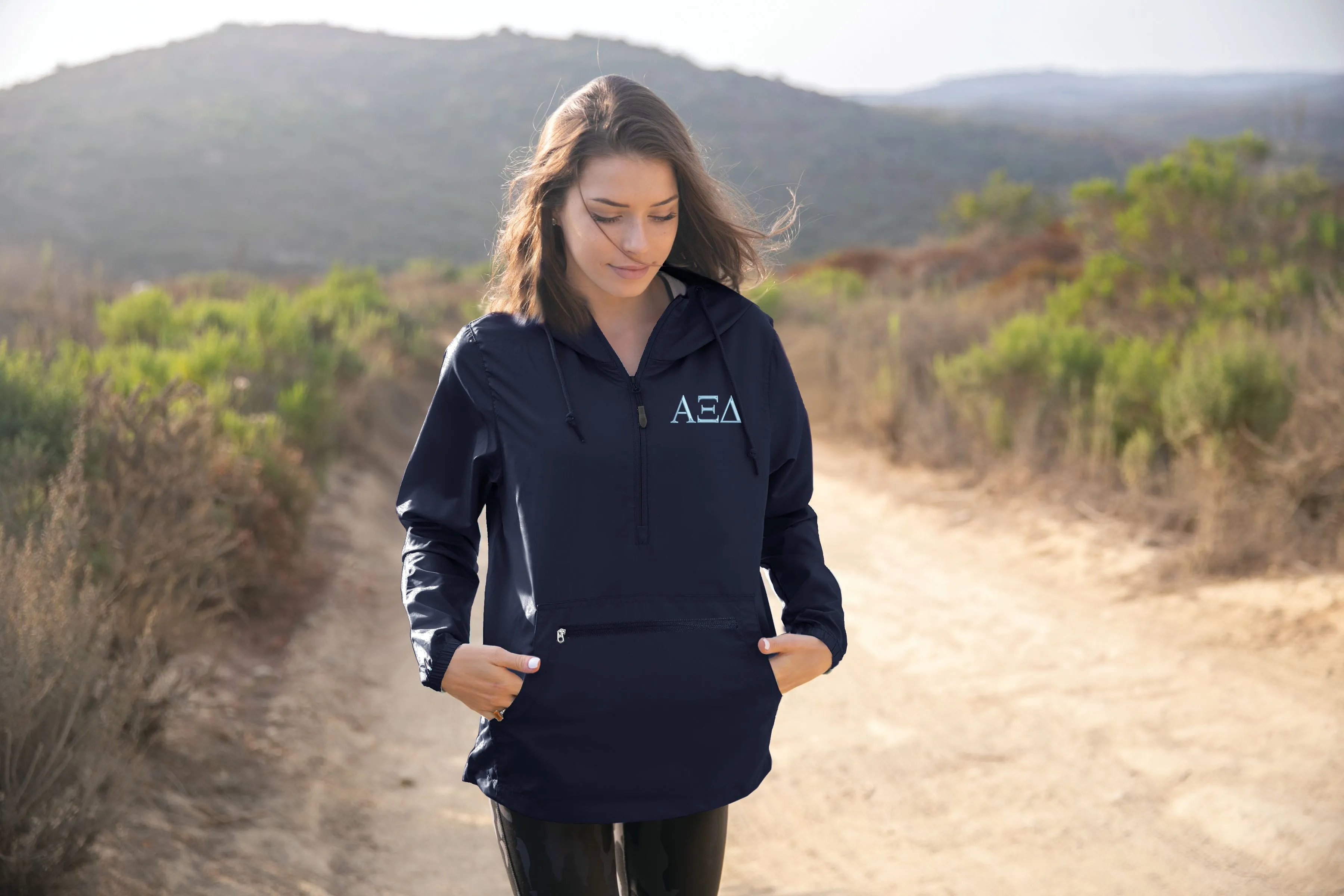 Alpha Xi Delta Lightweight Windbreaker