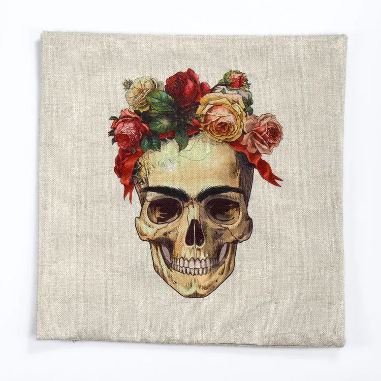 Amazing Decorative Skull Cushion Cover