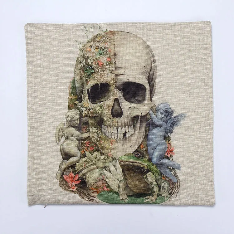 Amazing Decorative Skull Cushion Cover