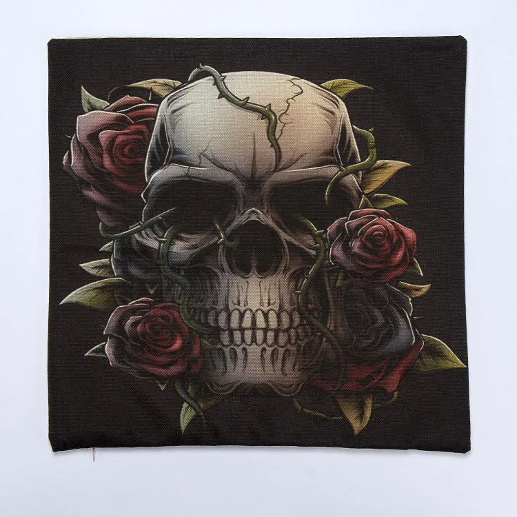 Amazing Decorative Skull Cushion Cover