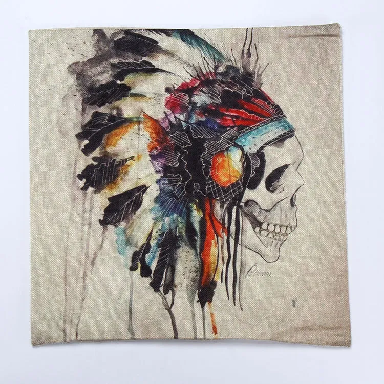 Amazing Decorative Skull Cushion Cover