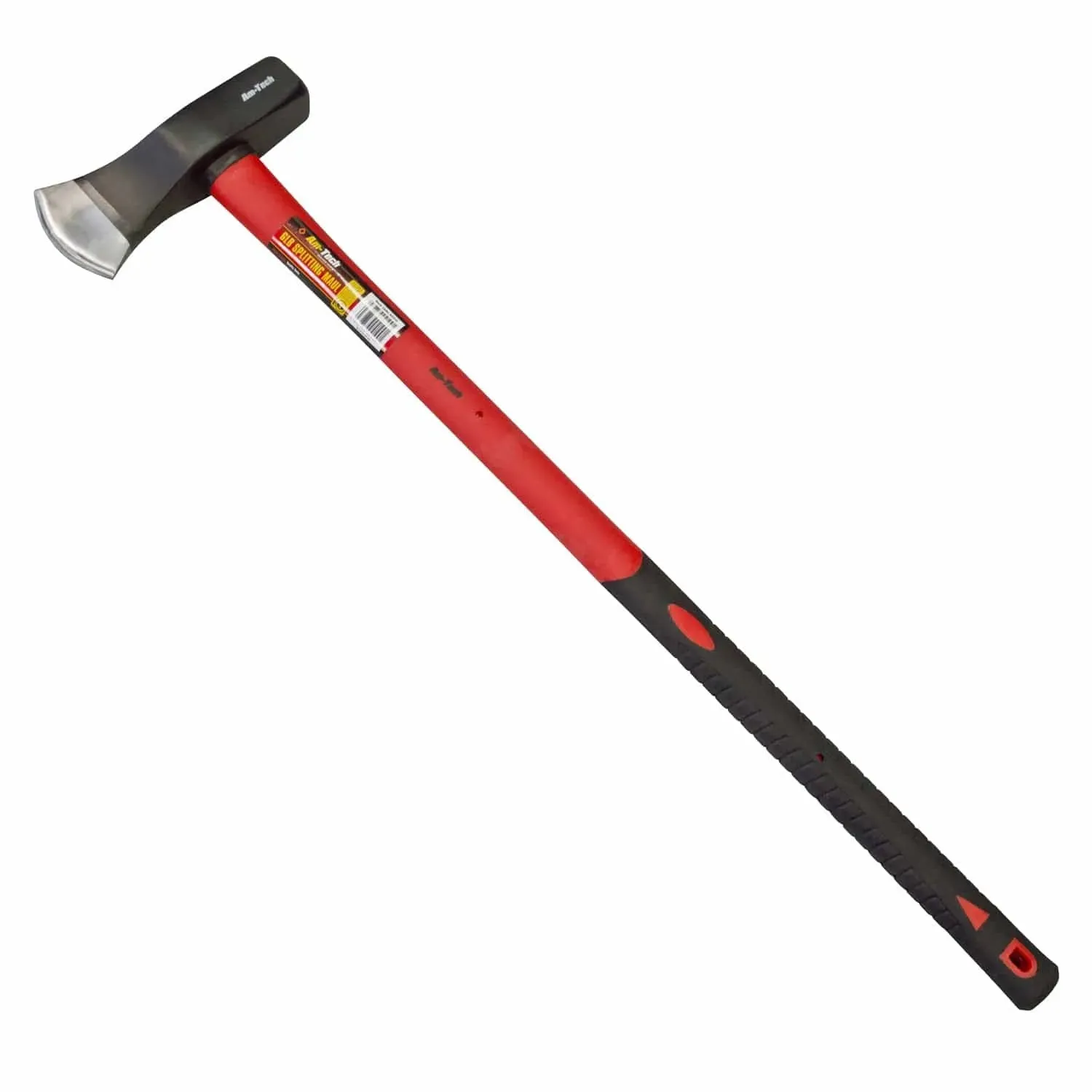 Amtech 6Lb Log Splitting Maul Axe Fibreglass Shaft Wood Chopper 3 Year Warranty A3310