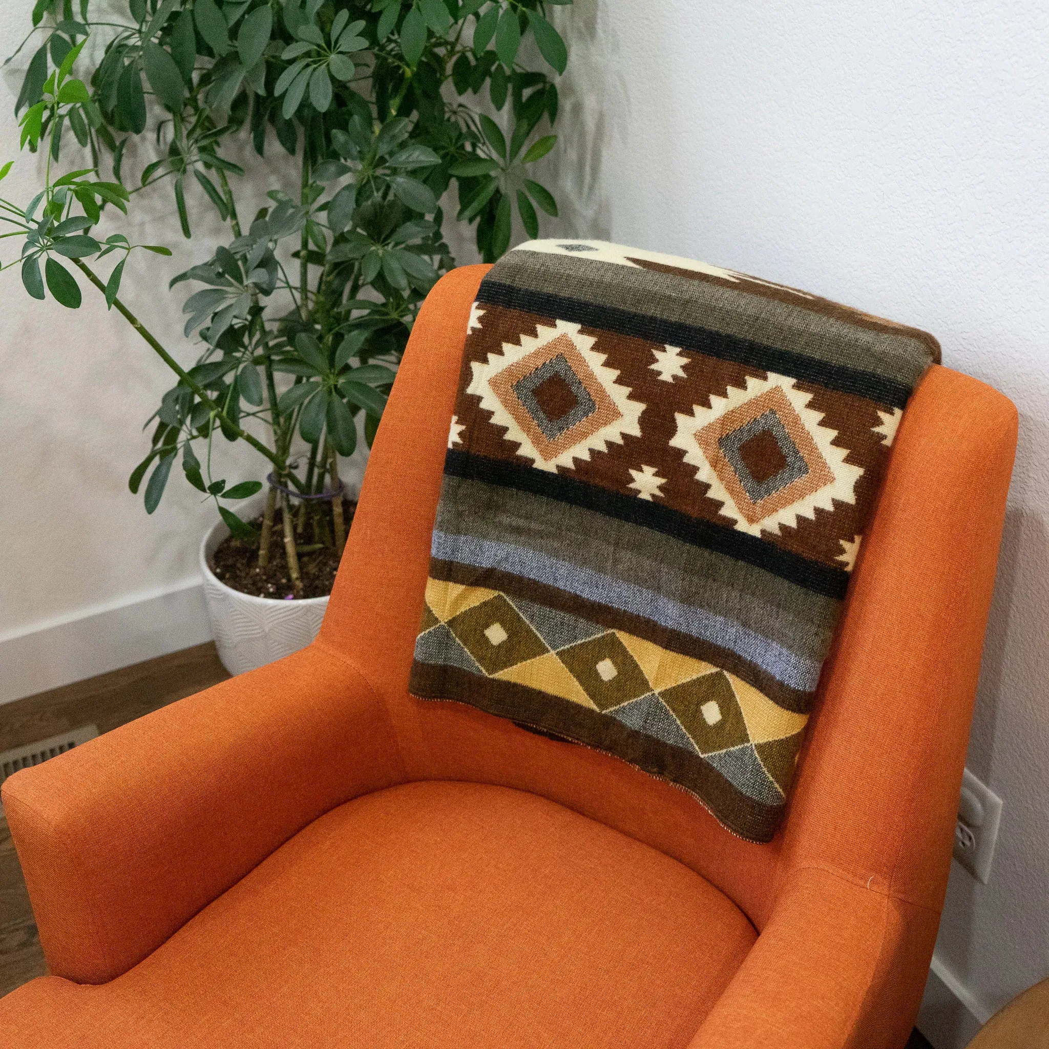 Andean Alpaca Wool Blanket - Mojave (Throw)