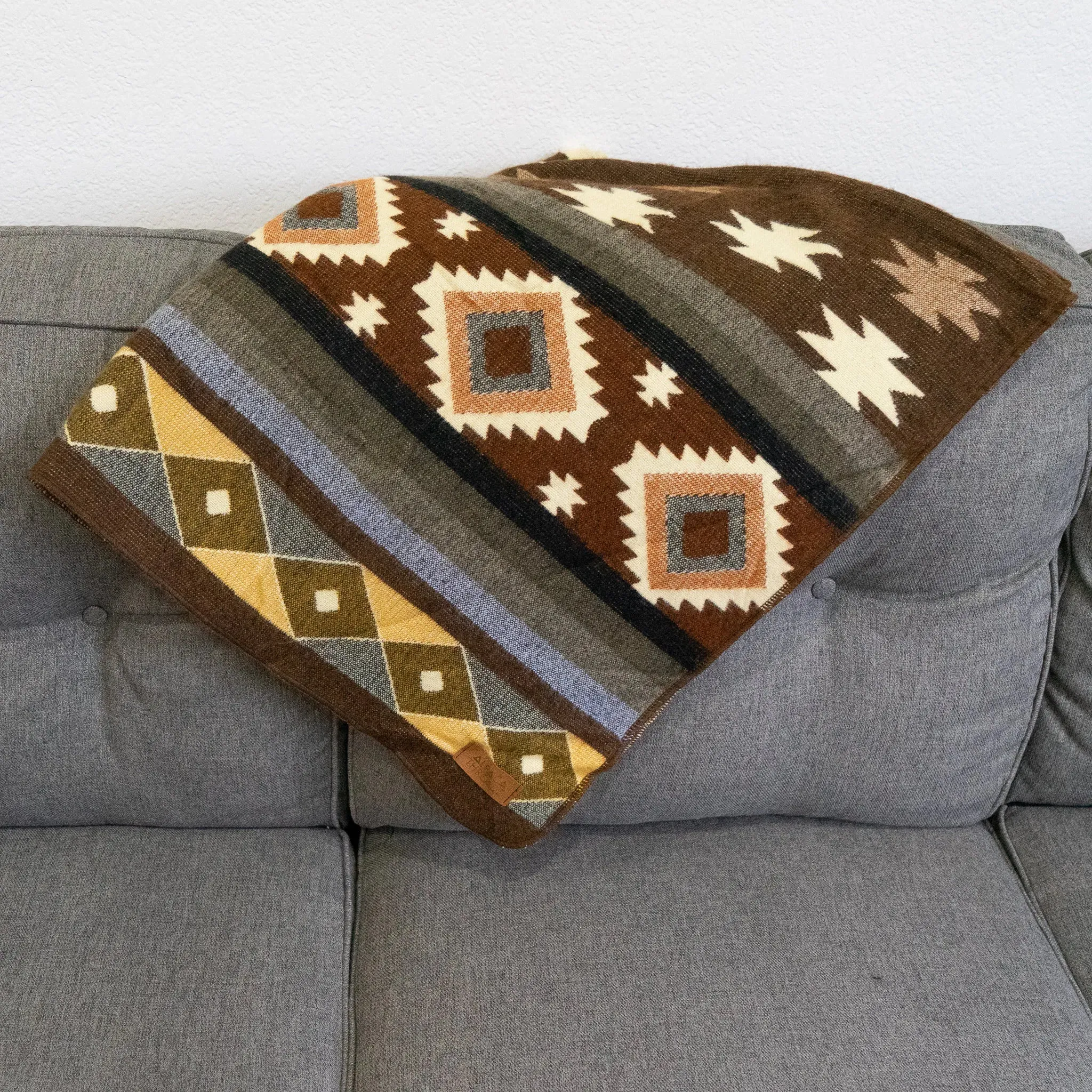 Andean Alpaca Wool Blanket - Mojave (Throw)