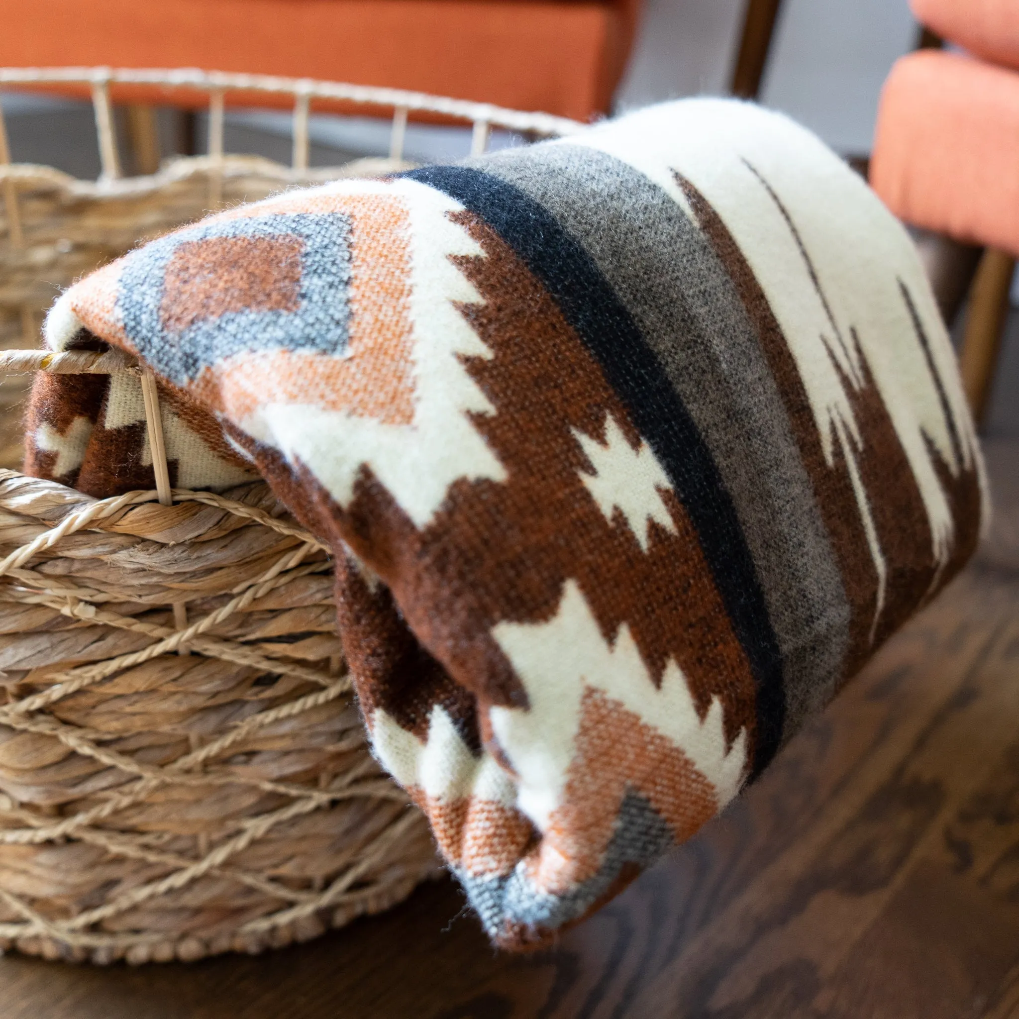Andean Alpaca Wool Blanket - Mojave (Throw)