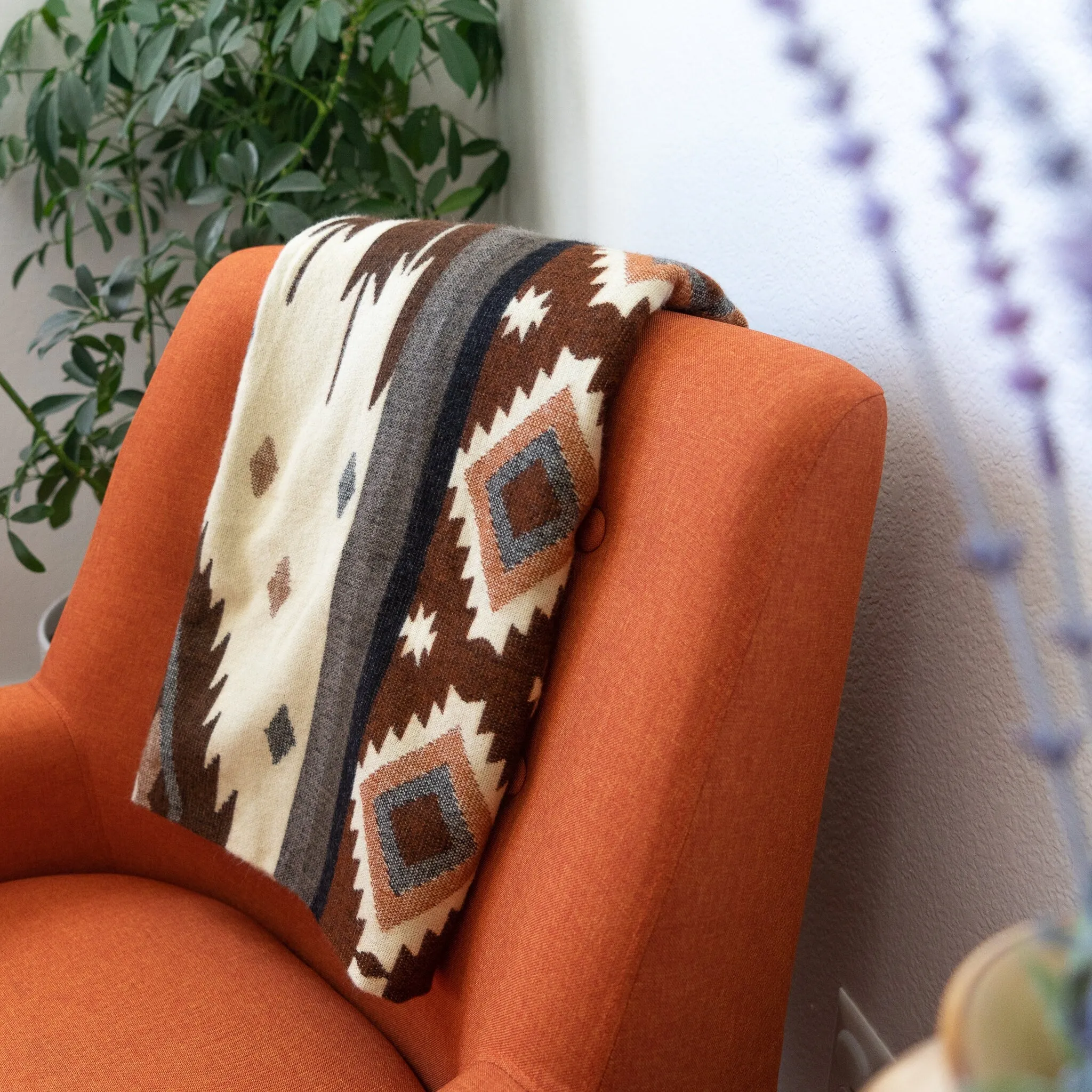 Andean Alpaca Wool Blanket - Mojave (Throw)