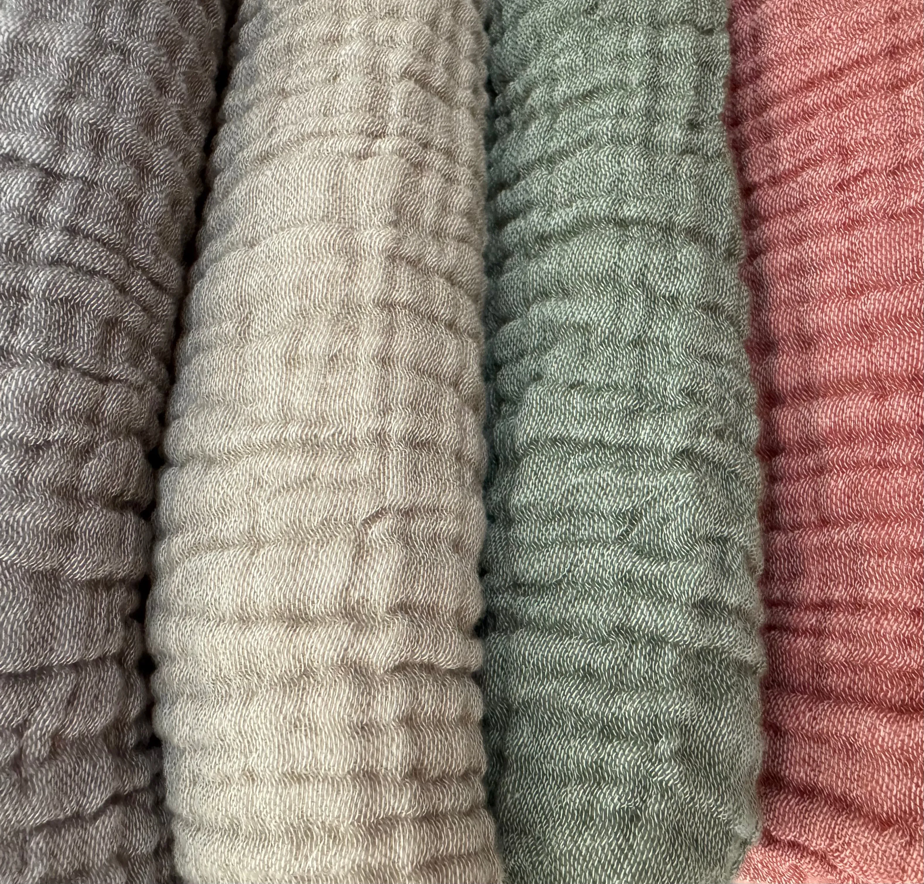 Ankara Crinkle Cotton Throw Blanket