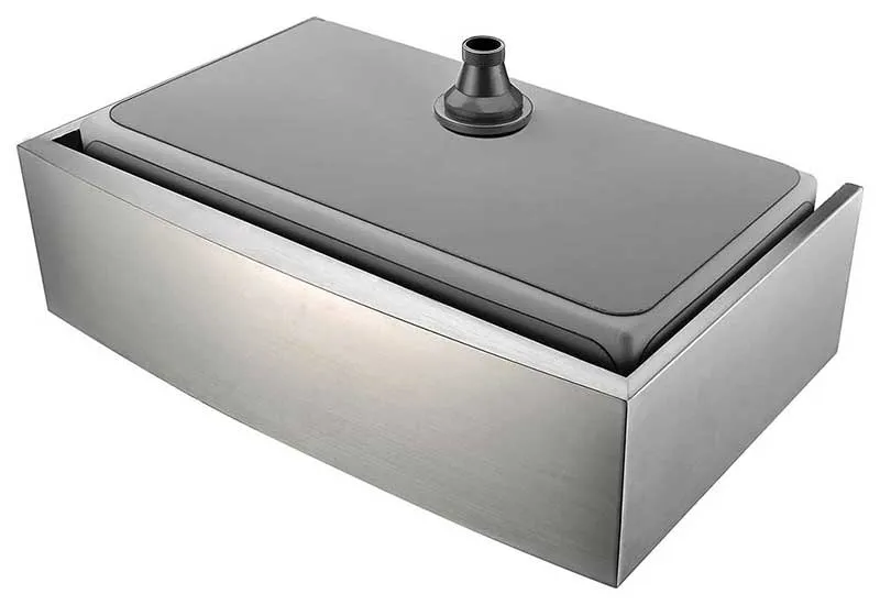 Anzzi ELYSIAN Farmhouse Stainless Steel 32 in. 0-Hole Single Bowl Kitchen Sink with Soave Faucet in Oil Rubbed Bronze