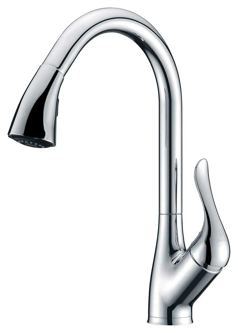 Anzzi ELYSIAN Farmhouse Stainless Steel 33 in. Double Bowl Kitchen Sink and Faucet Set with Accent Faucet in Polished Chrome