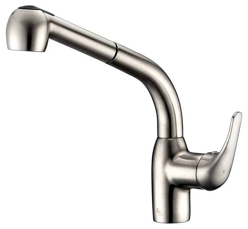 Anzzi ELYSIAN Farmhouse Stainless Steel 36 in. 0-Hole Kitchen Sink and Faucet Set with Harbour Faucet in Brushed Nickel