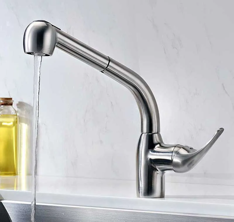 Anzzi ELYSIAN Farmhouse Stainless Steel 36 in. 0-Hole Kitchen Sink and Faucet Set with Harbour Faucet in Brushed Nickel