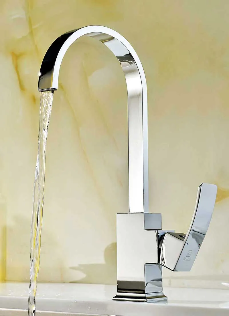 Anzzi ELYSIAN Farmhouse Stainless Steel 36 in. 0-Hole Kitchen Sink and Faucet Set with Opus Faucet in Polished Chrome